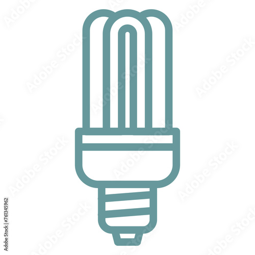Fluorescent Lamp Icon Style
