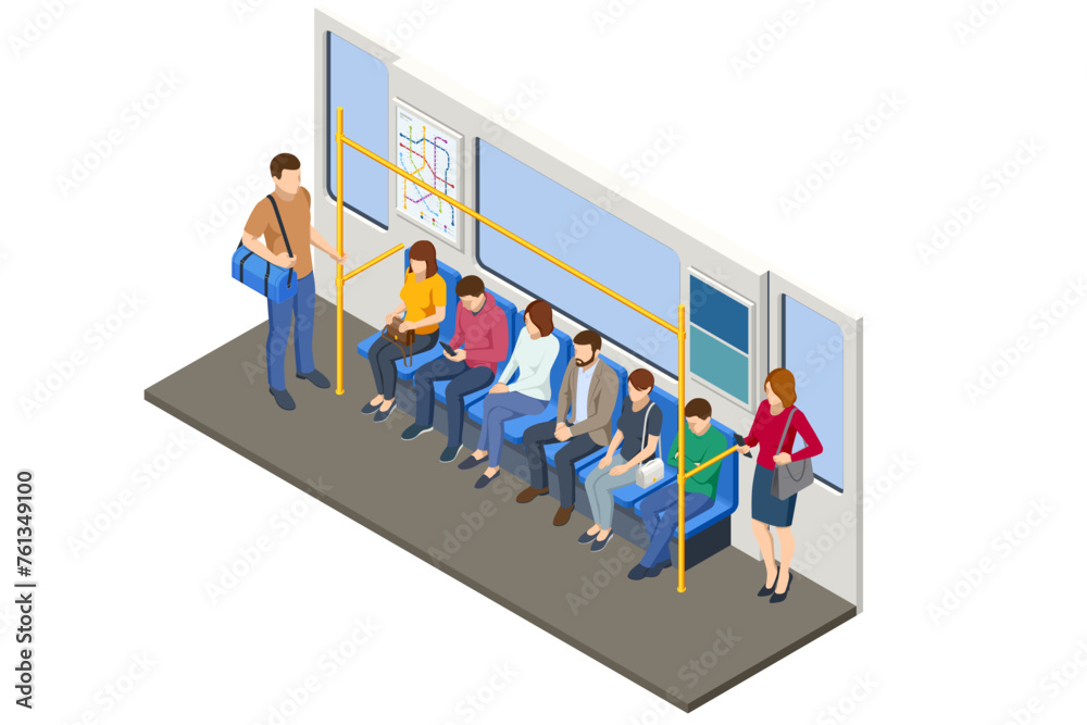 Isometric Subway underground train. People Passangers In Subway. Commuting passengers. Commuting passengers. Subway train collection. Vehicles designed to carry large numbers of passengers Isometric Subway underground train. People Passangers In Subway. Commuting passengers. Commuting passengers. Subway train collection. Vehicles designed to carry large numbers of passengers