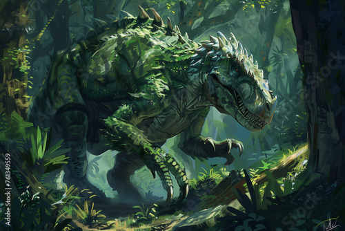 Tyrannosaurus Rex in the Jungle  The Roar of a Living Historical Monster