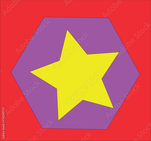 star with red ribbon