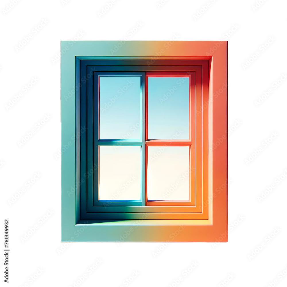 Window on a Transparent Background Window on a Transparent Background