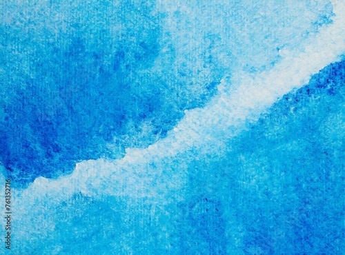 Light blue ink abstract background