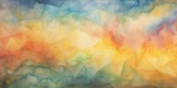 watercolor geometric abstraction, colored blurred texture, Aquarelle background