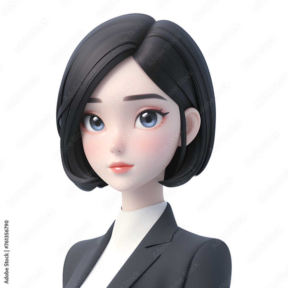 Korean Businesswoman in Professional Attire Korean Businesswoman in Professional Attire