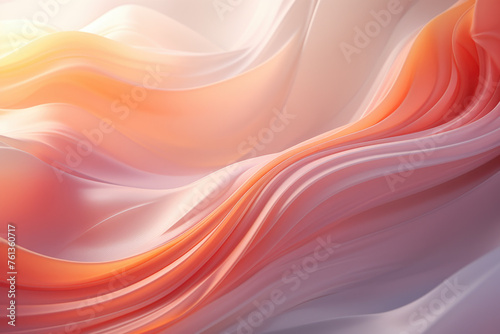 Pink and white wave with red stripe