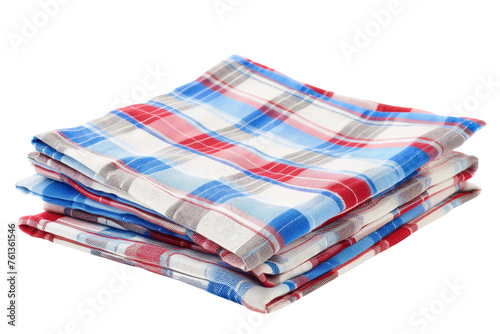 Multicolored checkered napkin