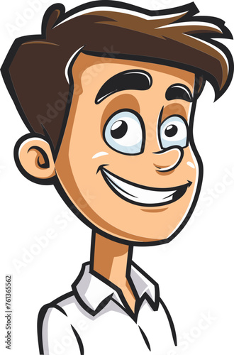 Confident Man Vector Illustration