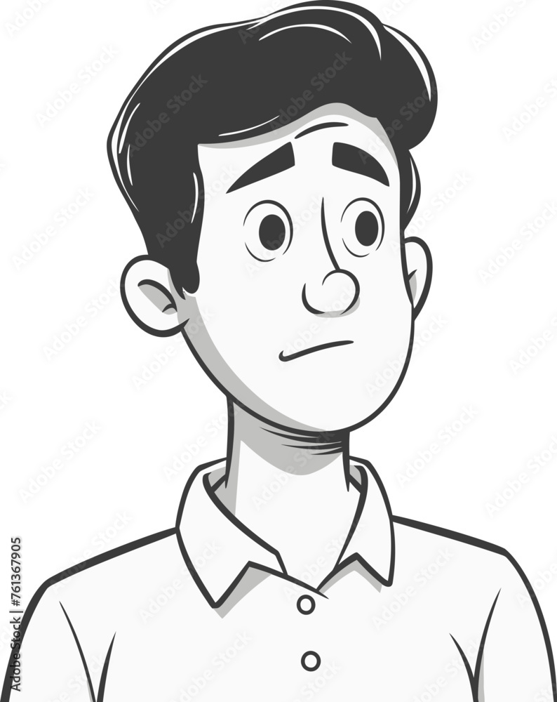 Happy-Go-Lucky Man Vector Figure Happy-Go-Lucky Man Vector Figure