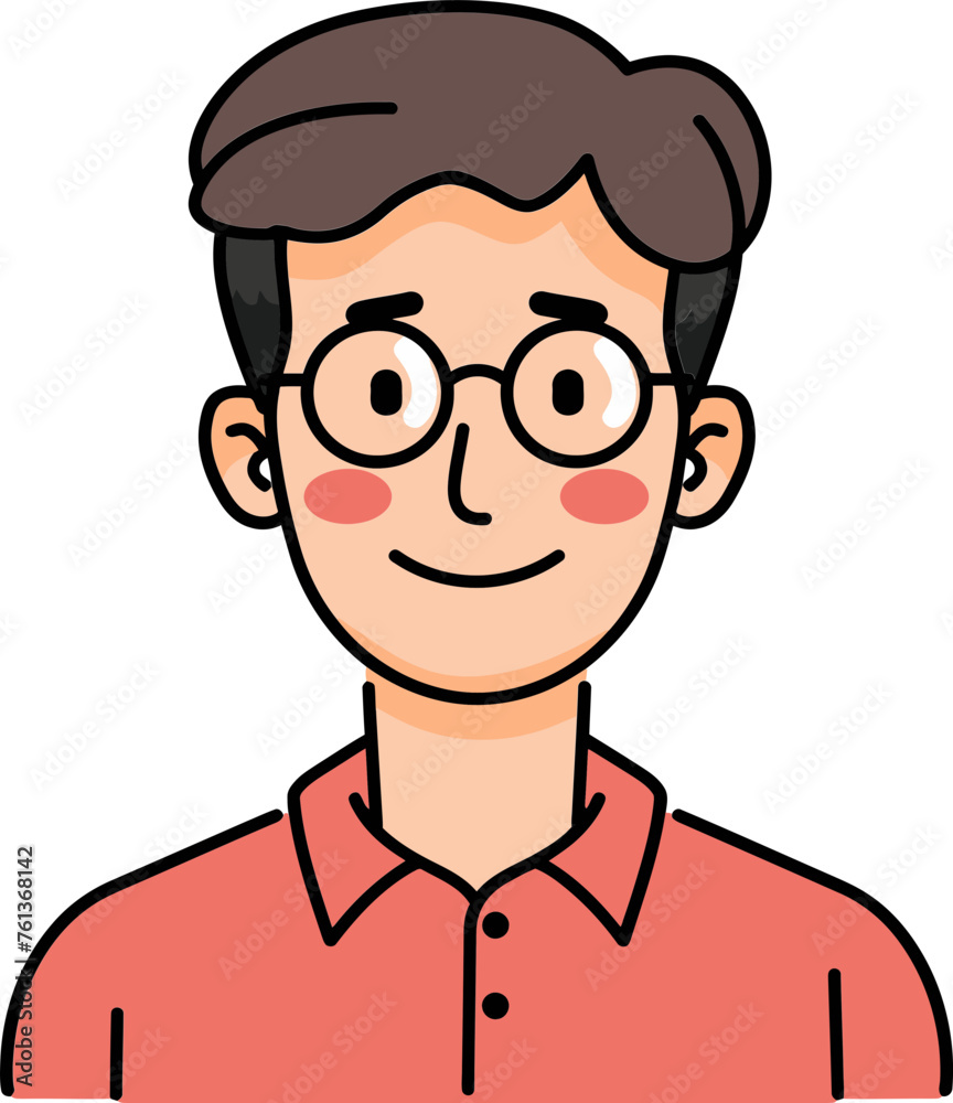 Confident Man Vector Clipart