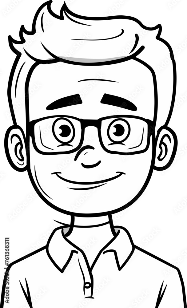 Stylish Man Vector Character