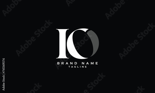 ICO, IOC, CIO, COI, OCI, OIC, KO, OK, Abstract initial monogram letter alphabet logo design