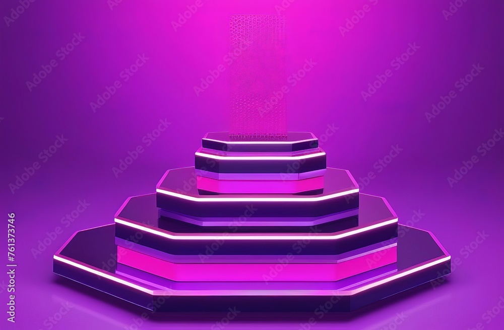 purple catwalk for the product
