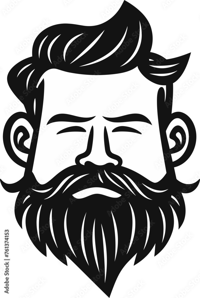 Fototapeta premium Environmental Activist Man Vector Silhouette