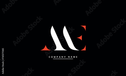 ME, EM, M, E Abstract Letters Logo Monogram photo