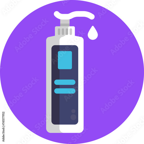 This sleek bottle silhouette represents the essential step to pristine hair, embodying the purity and freshness every barber shop shampoo promises.