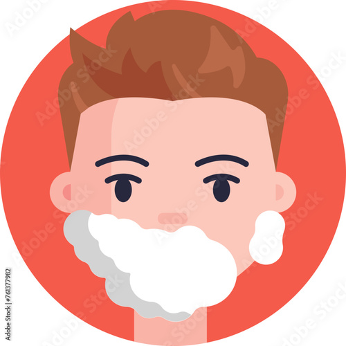 The 'Shave' icon in the 'Barber Shop' category represents the artistry of a classic straight razor shave, embodying meticulous attention to detail and expert craftsmanship.