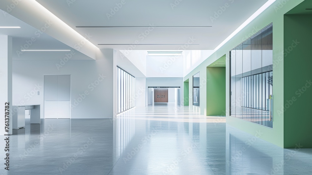 Tranquil Modern Office Interior Tranquil Modern Office Interior