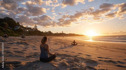 Sunrise Yoga on the Beach