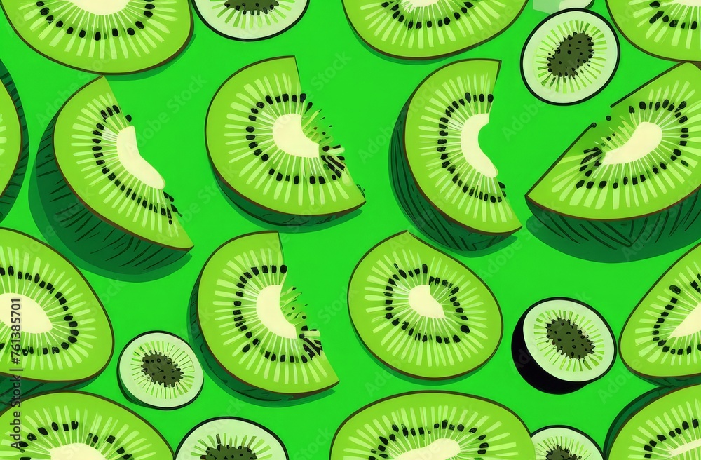 Fototapeta premium kiwi fruit background