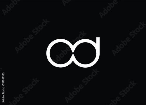 CD logo monogram icon vector template