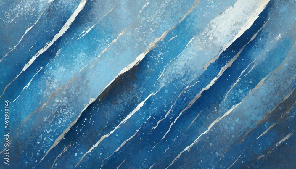 Illustration of a rough sheet metal texture with blue enamel paint.
 - obrazy, fototapety, plakaty 