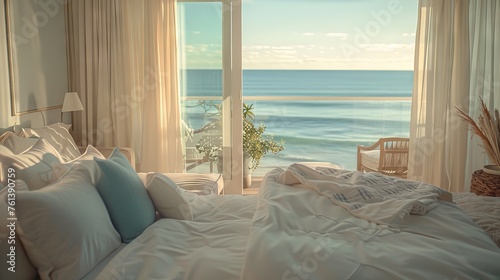 Beachfront Bedroom with Ocean View © XtravaganT
