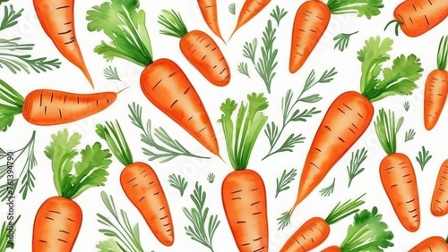 seamless pattern with vegetables