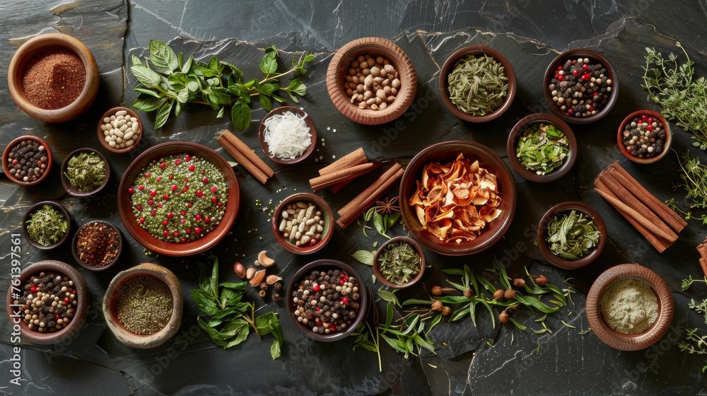 Spices and Herbs in Natural Light Spices and Herbs in Natural Light