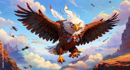 art eagle painting collection for decoration and interiors