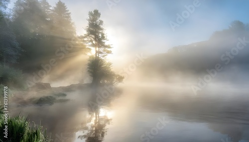 misty morning on the river © Bella