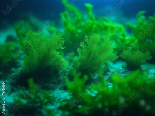 Fototapeta Naklejka Na Ścianę i Meble -  Sea life macro concept. ecology style. 