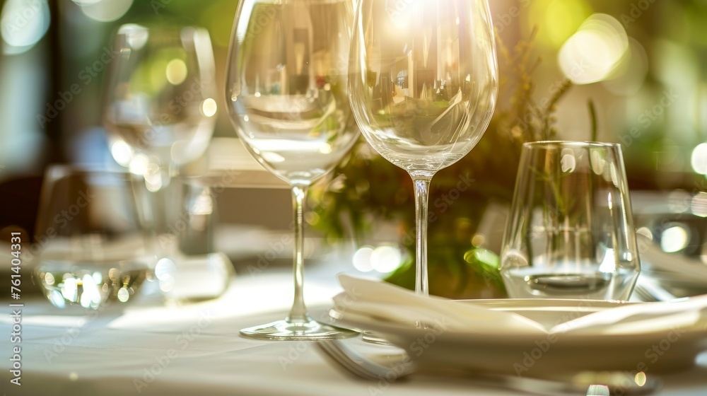 Sophisticated Table Setting in Natural Light Sophisticated Table Setting in Natural Light