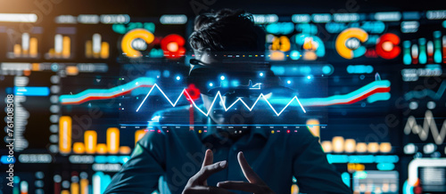 Caution Ahead: A Business Analyst Monitoring Financial Risks and Market Fluctuations Using Augmented Reality