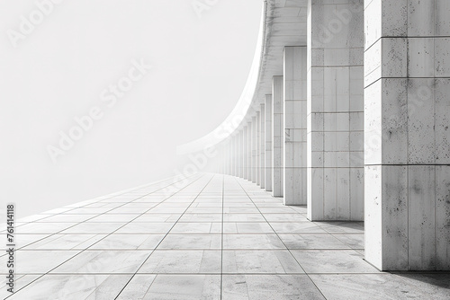 wallpaper of a minimalistic architecture wallpaper, with empty copy space