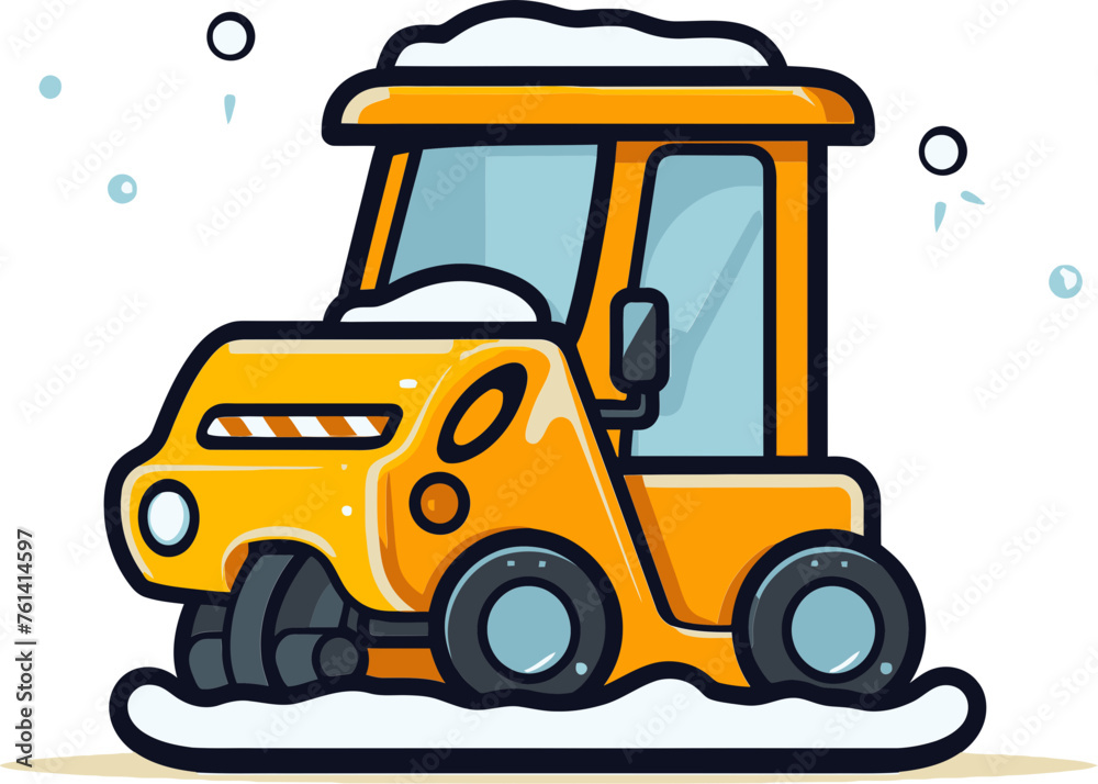 Empowering Designers with Snowplow Vector Illustration: Techniques Unlocked