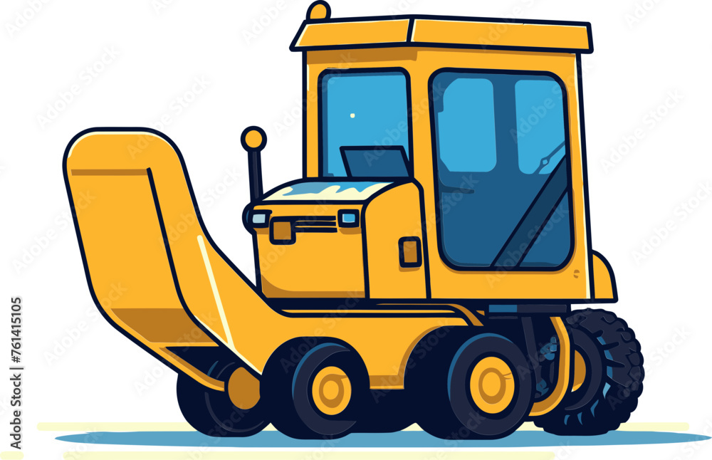 Snowplow Vector Illustration: Empowering Creatives to Shape Their World