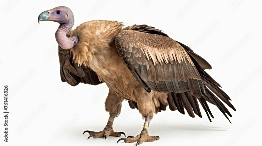 Vulture Animal isolated on white background Vulture Animal isolated on white background