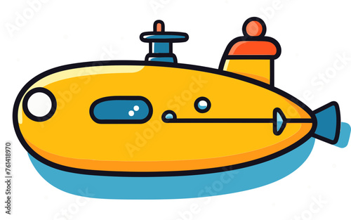 Deep Sea Delight Submarine Vector Design
