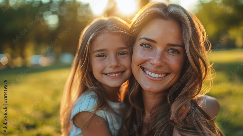 Two Young Girls Standing in a Field Two Young Girls Standing in a Field