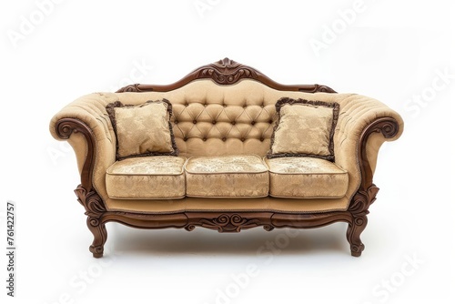 Sofa photo on white isolated background --ar 3:2 --style raw --v 6 Job ID: 3e07dfa7-5864-4c1a-bf6a-35d0ebde32e1
