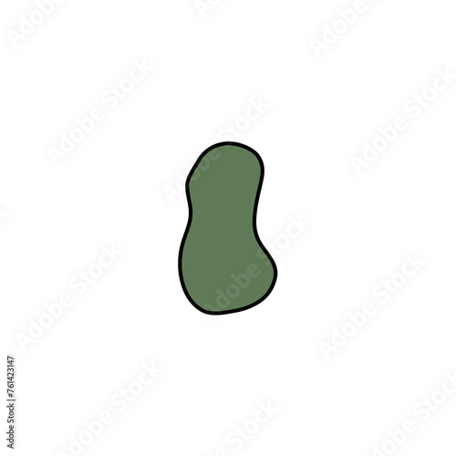 Organic lumps are solid