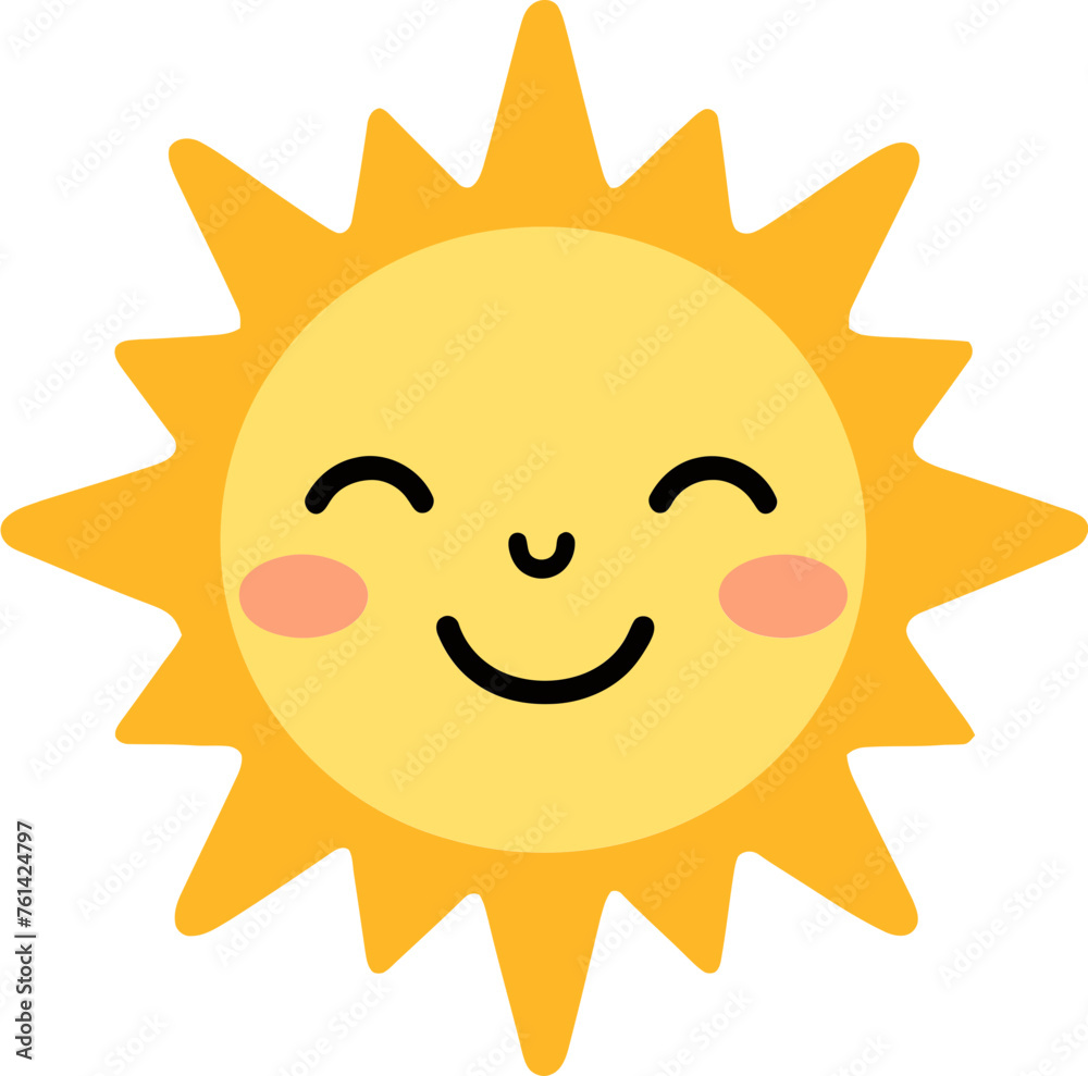 Sunshine Sonata Vector Illustration of Sun