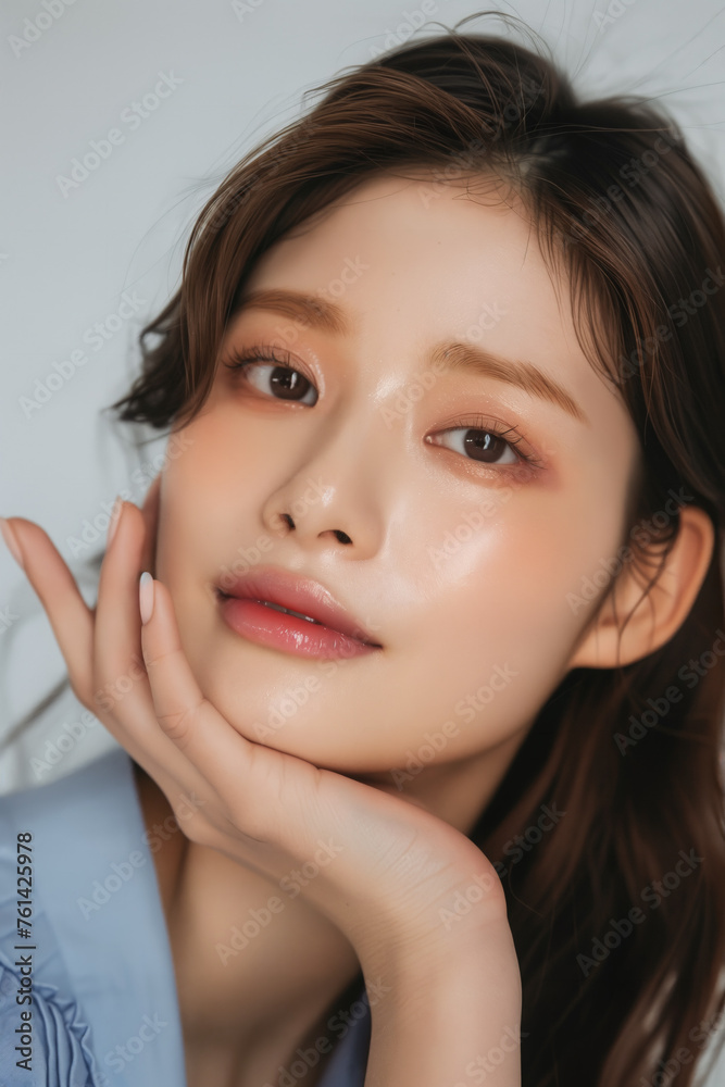Image of woman wearing contact lenses contact lenses on eyes Image of woman wearing contact lenses contact lenses on eyes