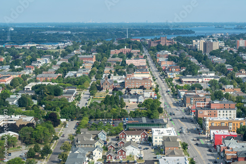 Aerial View of Buffalo City New York