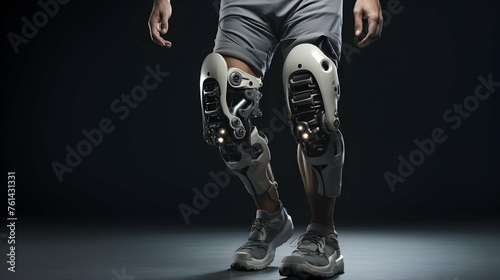 AI assisted robotic exoskeletons supporting rehabilitation and enhancing mobility photo