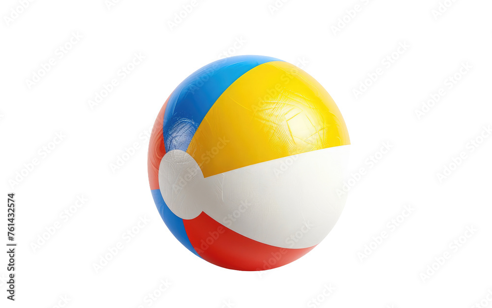 Colorful Beach Ball Artwork: Generative AI