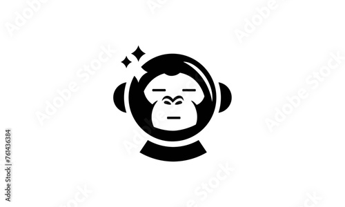 Sleepy Astro Monkey Logo