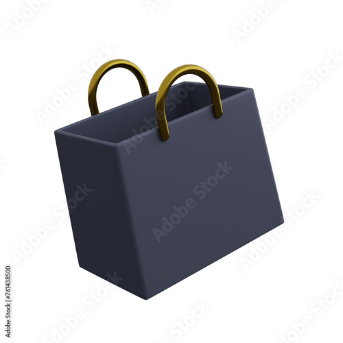 luxury paper bags dark blue gift bags
