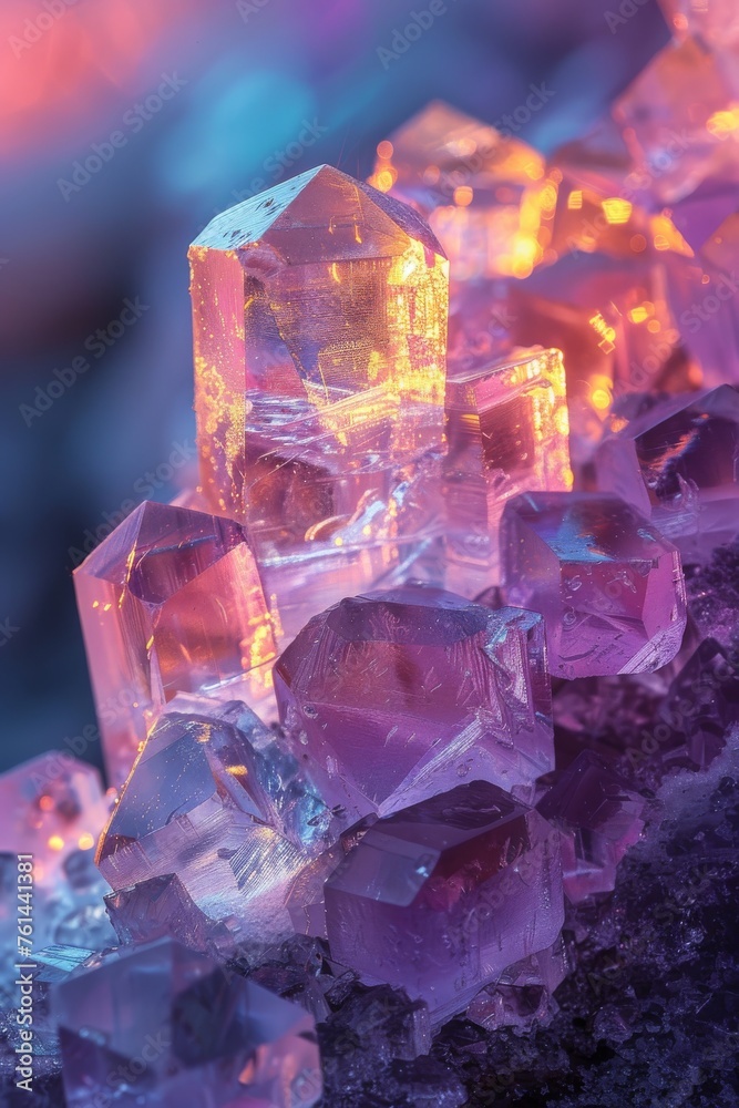 Lilac crystals Lilac crystals
