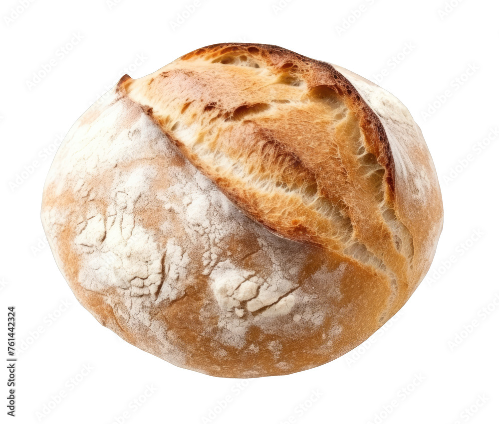 A loaf of bread with a crusty edge. The bread is white and has a slightly rough texture A loaf of bread with a crusty edge. The bread is white and has a slightly rough texture
